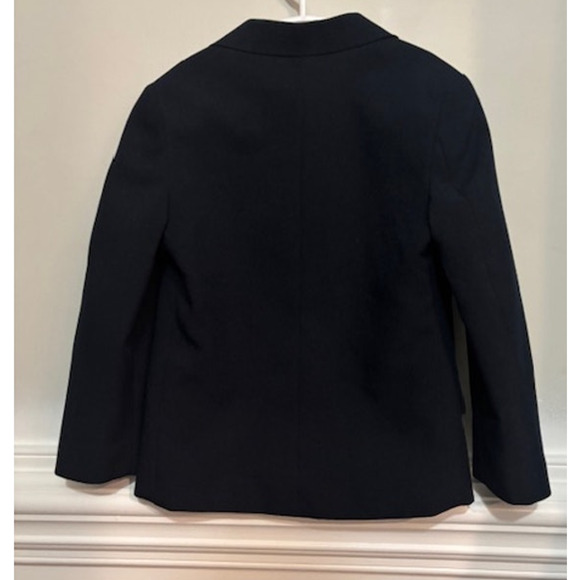 Van Heusen Boys Blazer Jacket Sport Coat Size 5 Navy Blue Gold Buttons - Picture 2 of 6